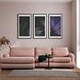 River Corner Sofa Left Pink 1