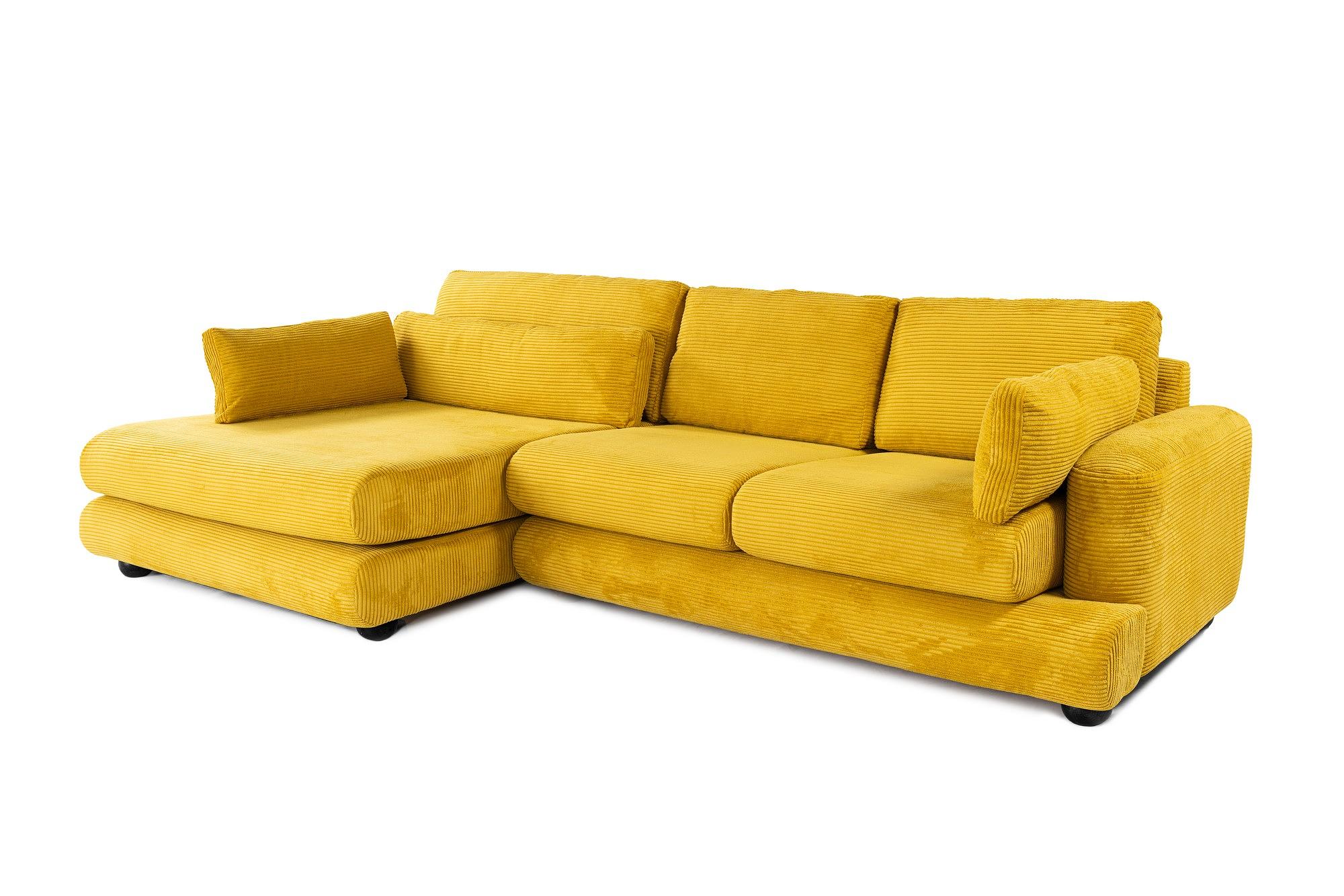 River Corner Sofa Left Yellow 4