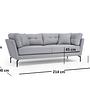 Mapa 3-Sitzer Sofa Grau 7