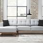 Montana Corner Sofa Left Grey 1