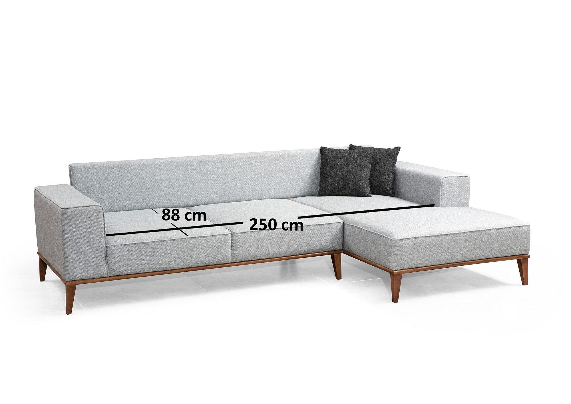 Montana Corner Sofa Right Grey 5