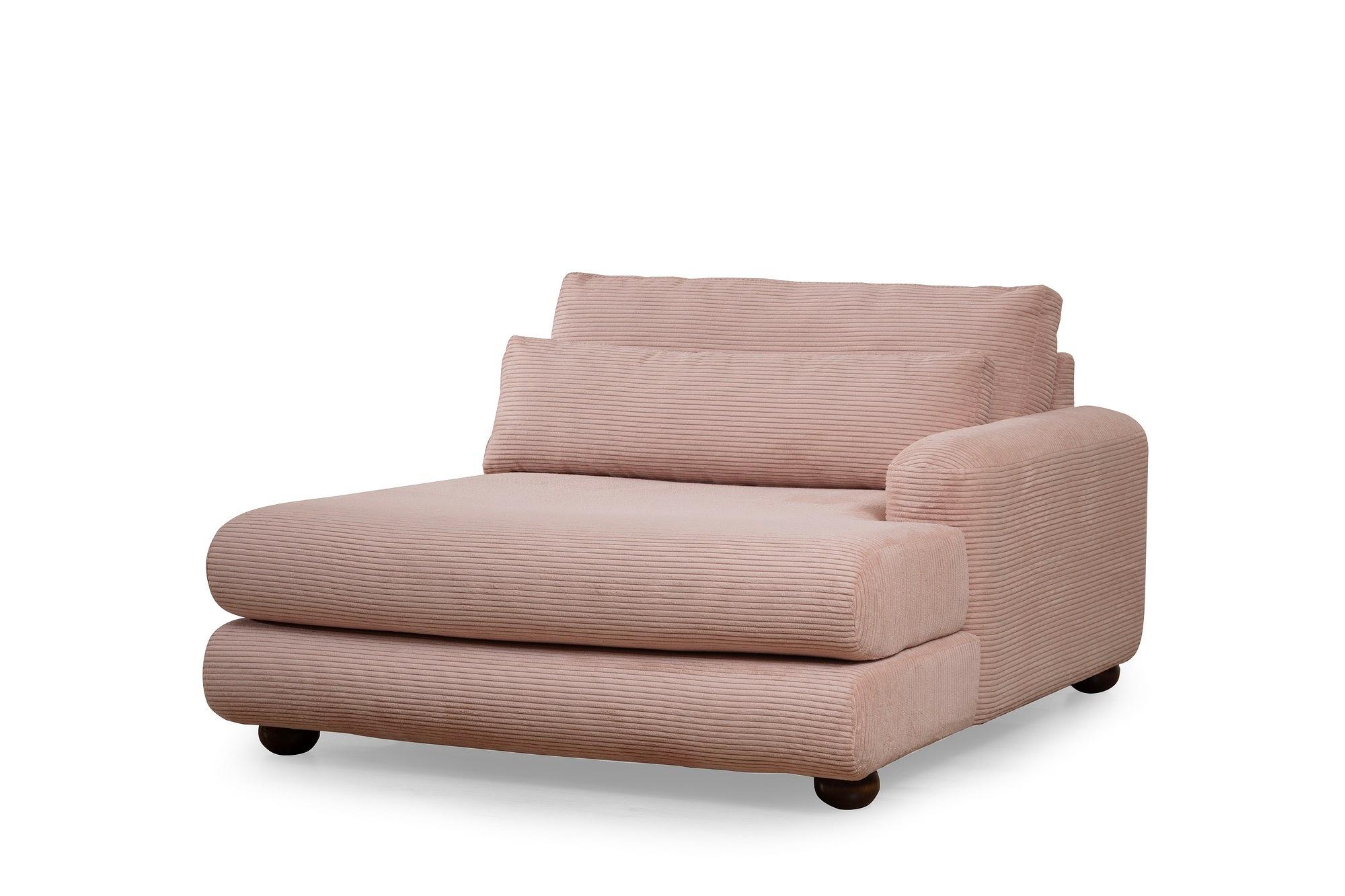 River corner sofa Right pink 6