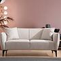 Belissimo 2-seater sofa white 1