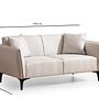 Belissimo 2-seater sofa white 5