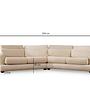 River 4-seater corner sofa Left Beige 8