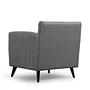 Nordic Armchair Patterned Black 3