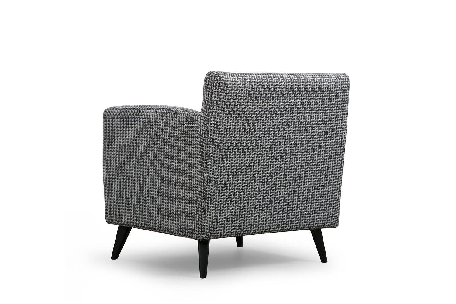 Nordic Armchair Patterned Black 3