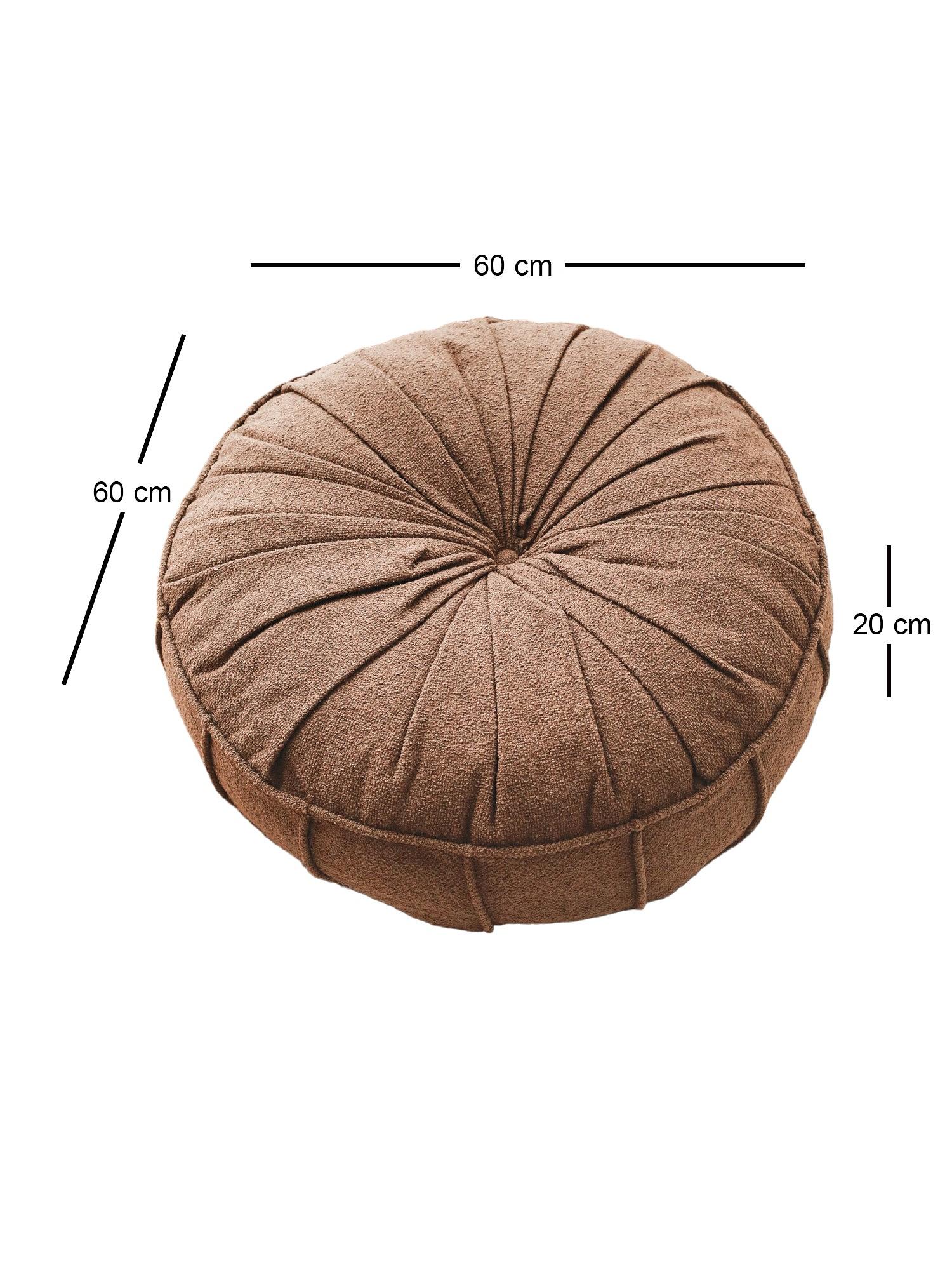 Pillow Teddy fabric Brown 2