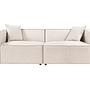 Lora 2-seater sofa, light brown 0