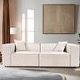 Lora 2-seater sofa, light brown 1