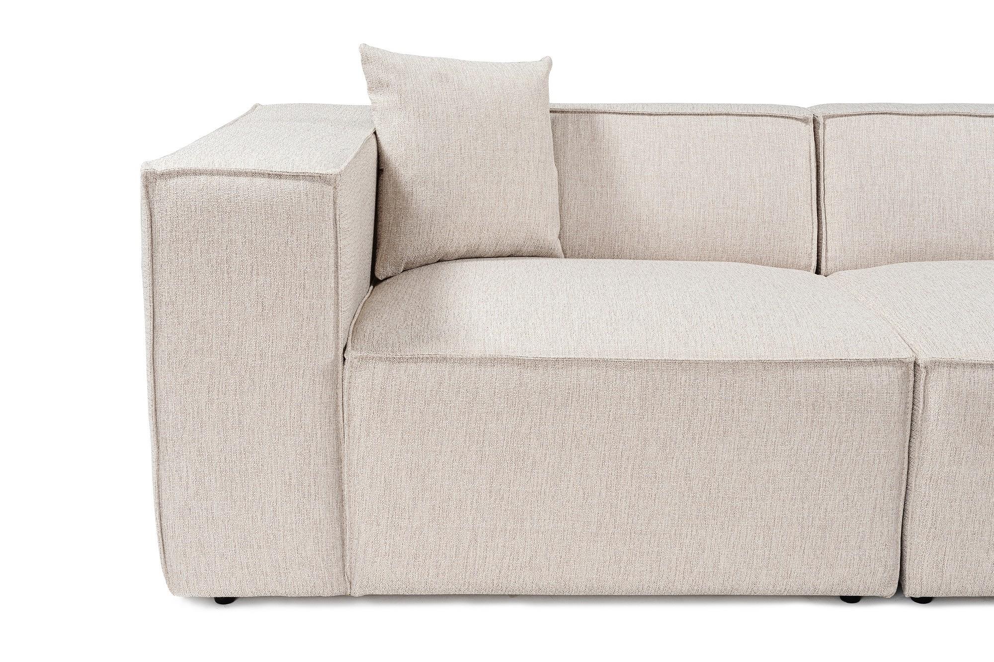Lora 2-seater sofa, light brown 2