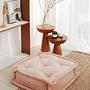 Biscuit Pillow Velvet Pink 1
