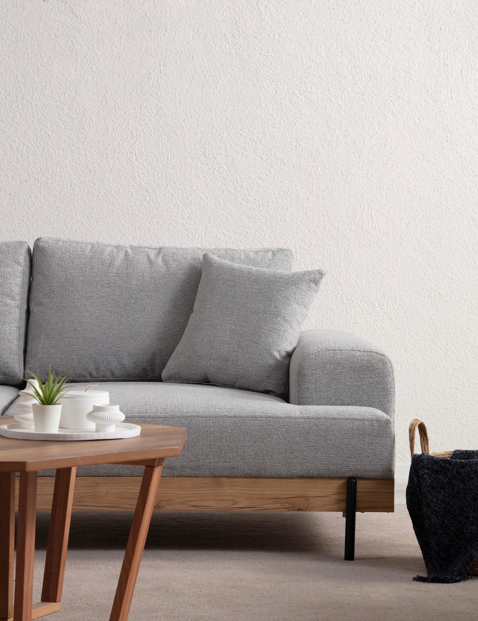 Eti 3-Sitzer Sofa Grau 3