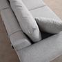 Eti 3-Seater Sofa Grey 4