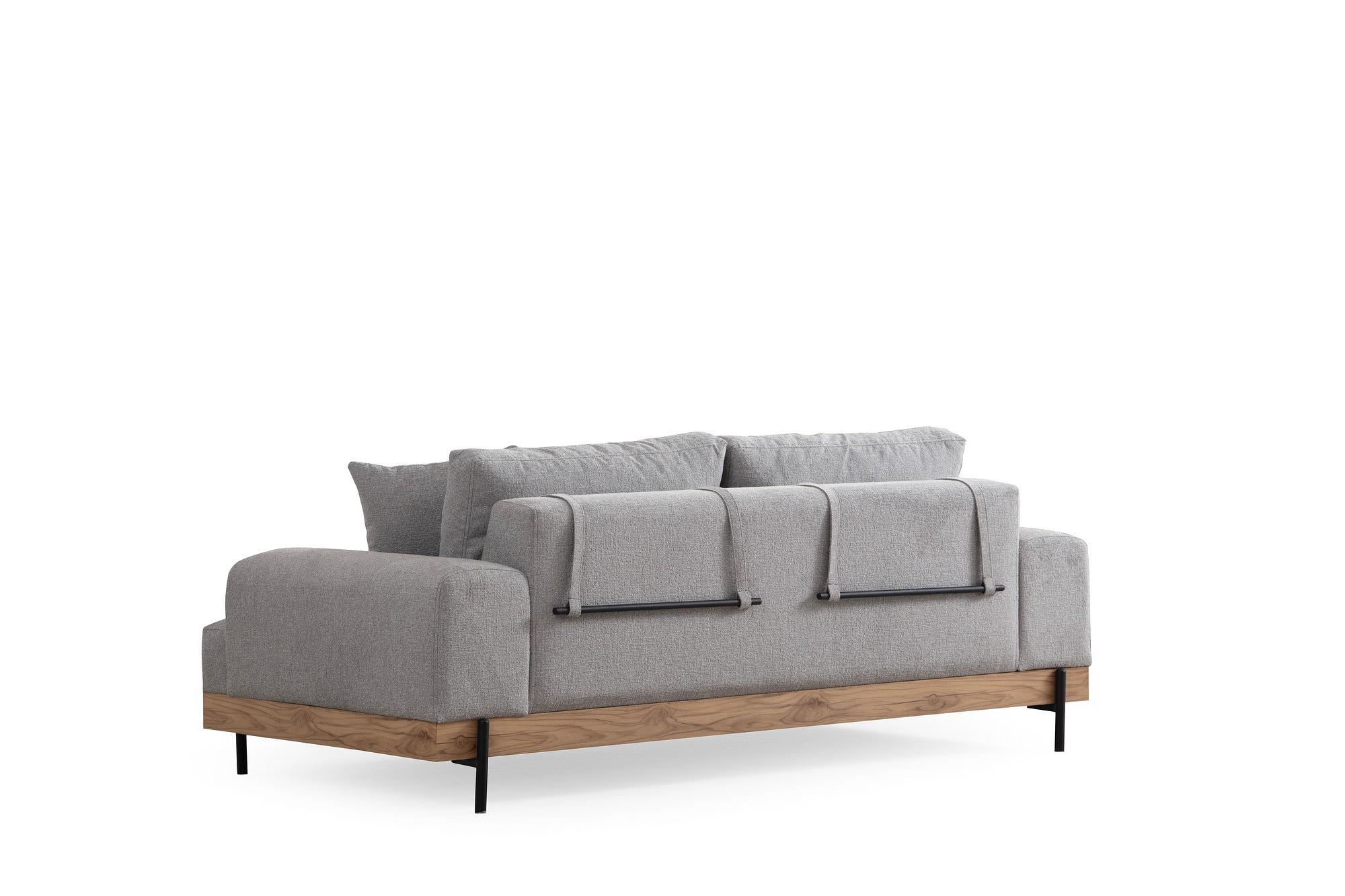 Eti 3-Sitzer Sofa Grau 9