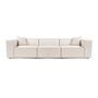Lora 3-Sitzer Sofa Hellbraun 0