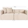 Lora 2-seater sofa Beige 4