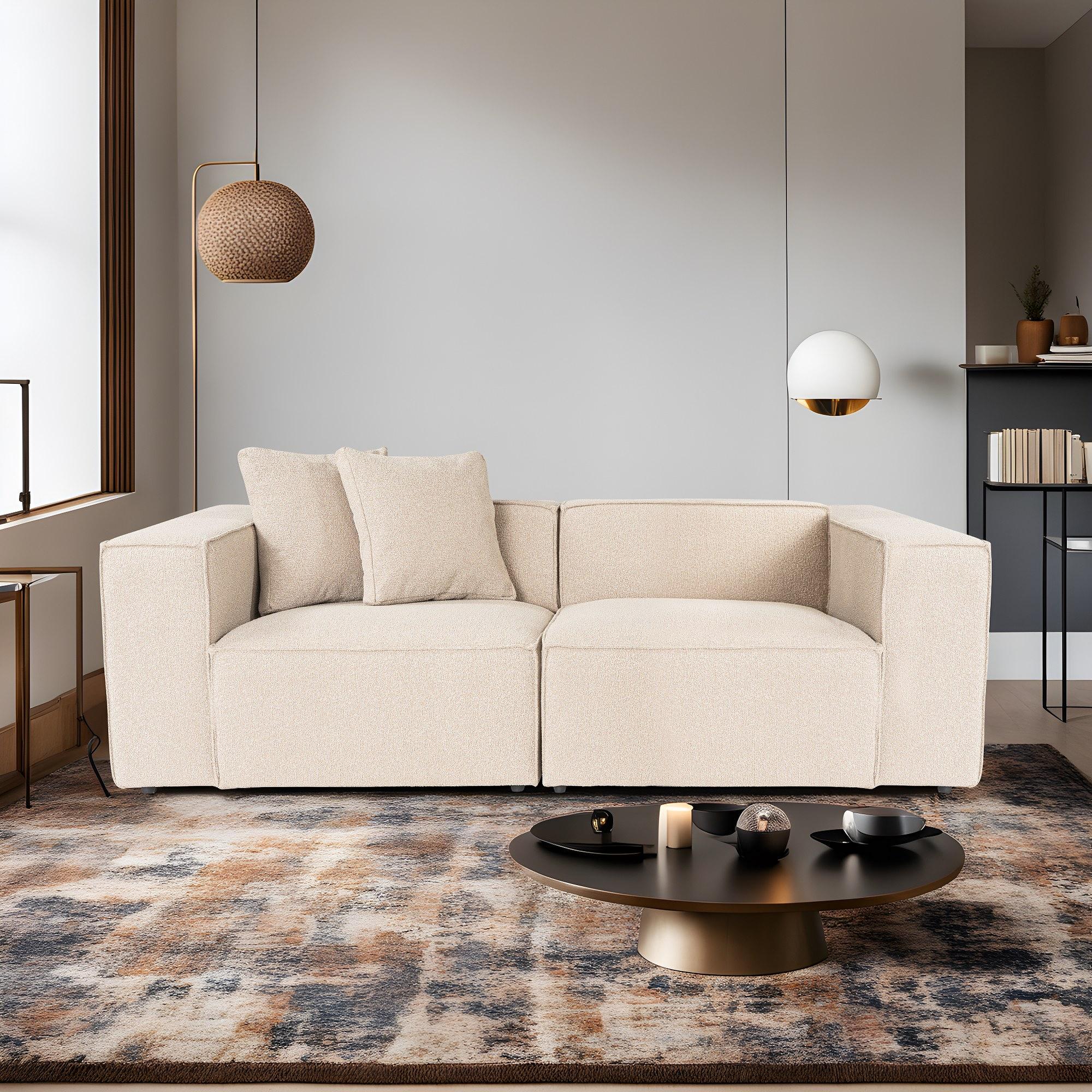 Lora 2-Sitzer Sofa Beige 2