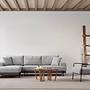Eti Black Corner Sofa Left Grey 3