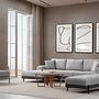 Eti Black Corner Sofa Left Grey 4