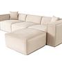 Lora corner sofa cream 4