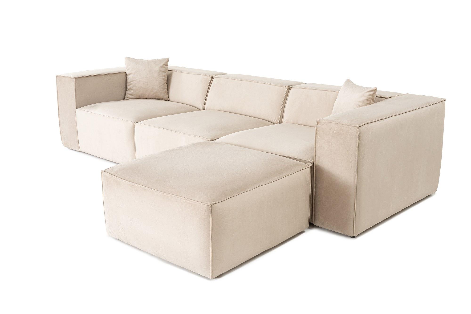 Lora corner sofa cream 4