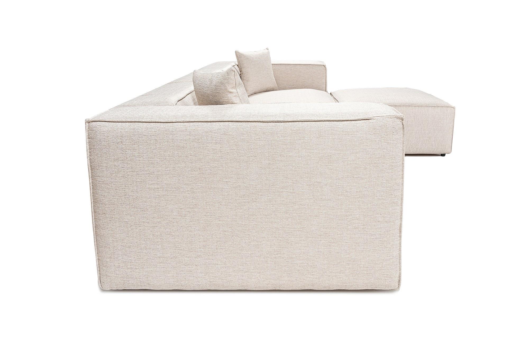 Lora Corner Sofa Light Brown 6