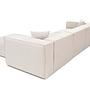 Lora Corner Sofa Light Brown 8