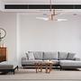 Eti Black Right Chaise Lounge Sofa Gray 3
