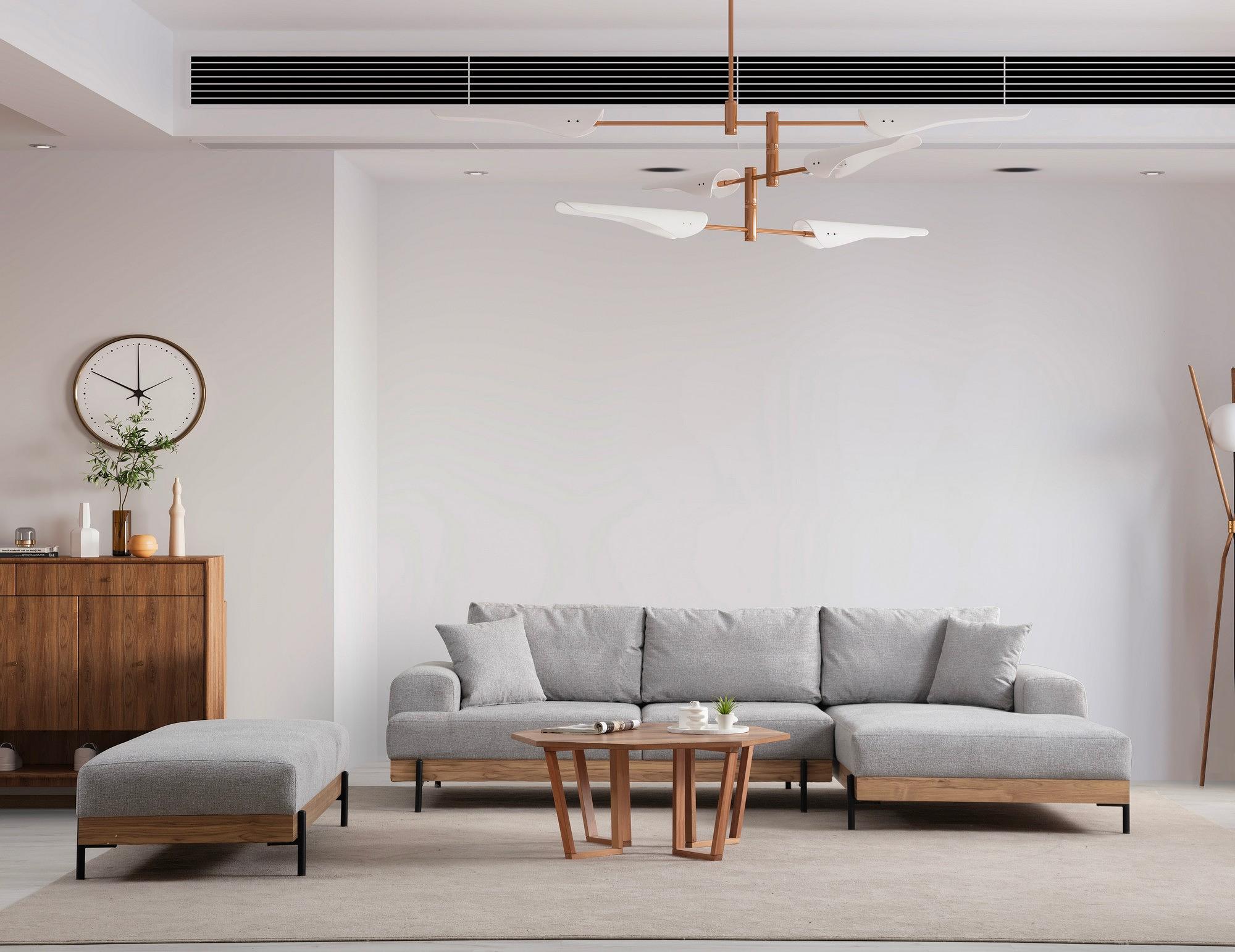 Eti Ecksofa Rechts Grau 3