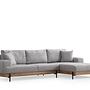 Eti Ecksofa Rechts Grau 8