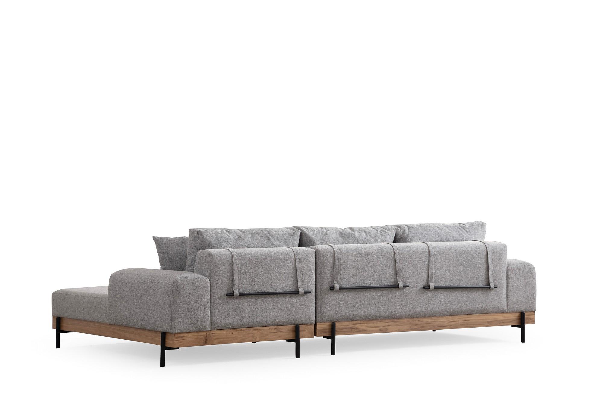 Eti Ecksofa Rechts Grau 9