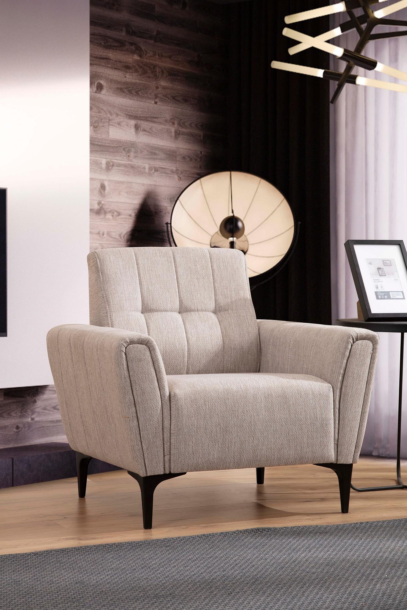 Hamlet 1-Seater Sofa Beige 1