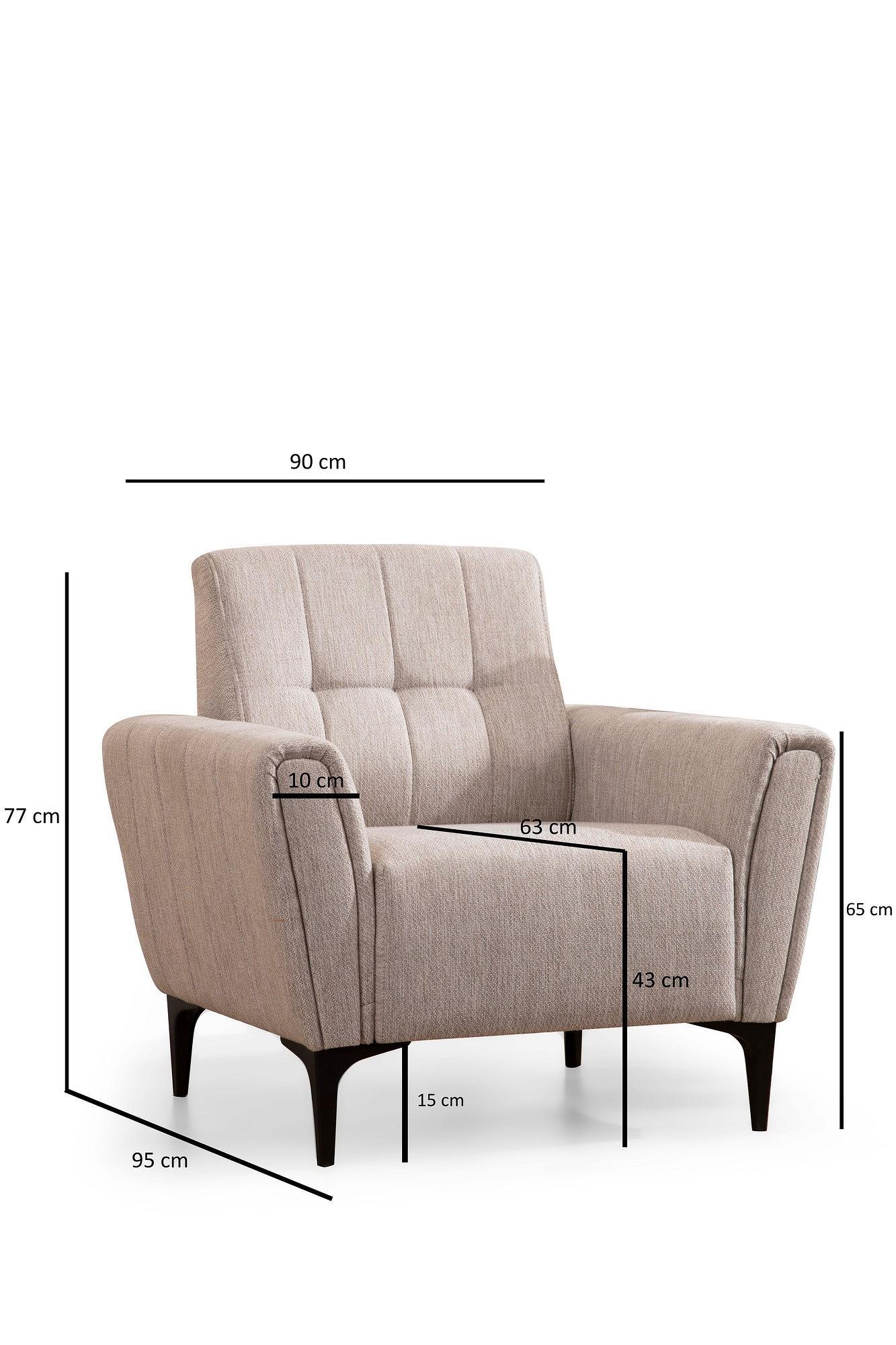 Hamlet 1-Sitzer Sofa Beige 5
