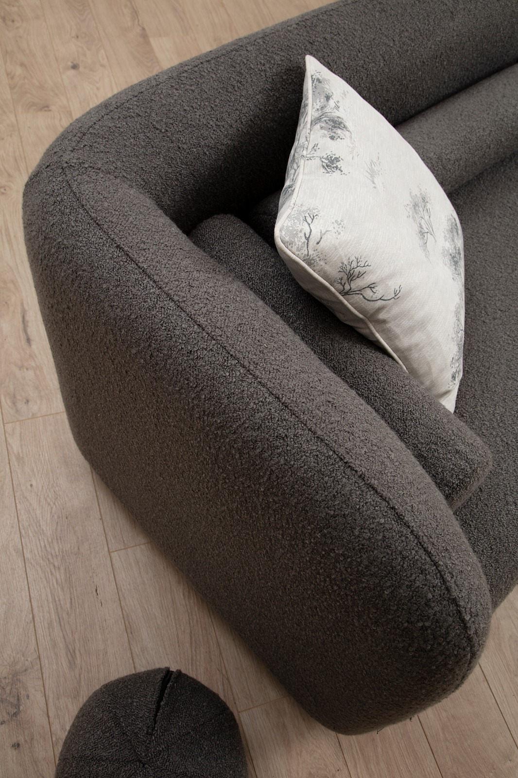 Victoria 3-seater sofa grey 3