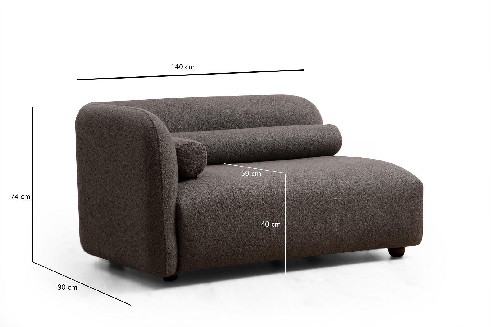 Victoria 3-seater sofa grey 9