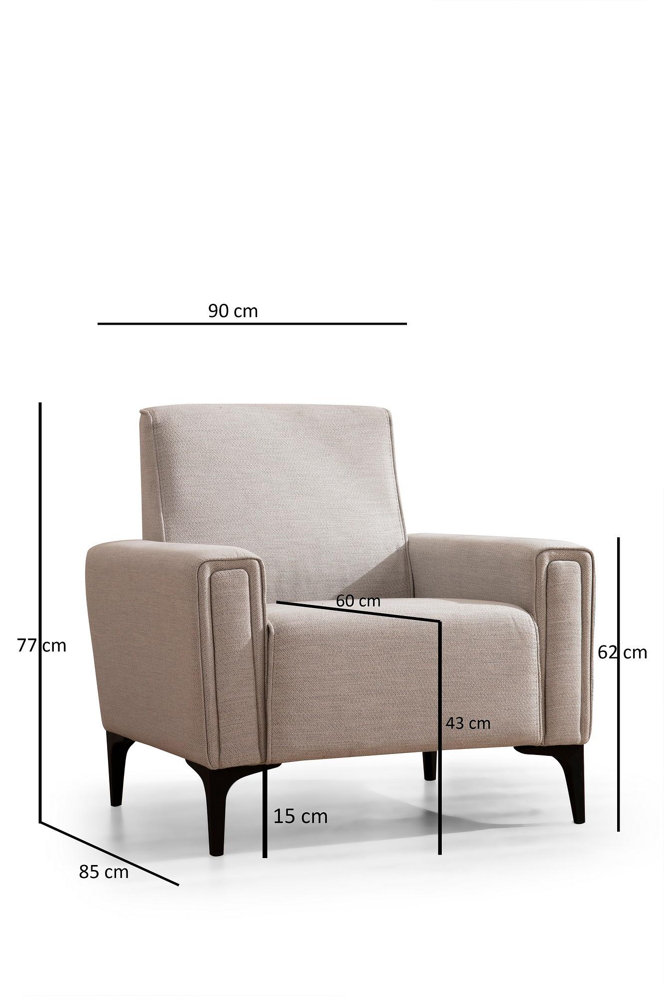 Horizon 1-Sitzer Sofa Grau 6