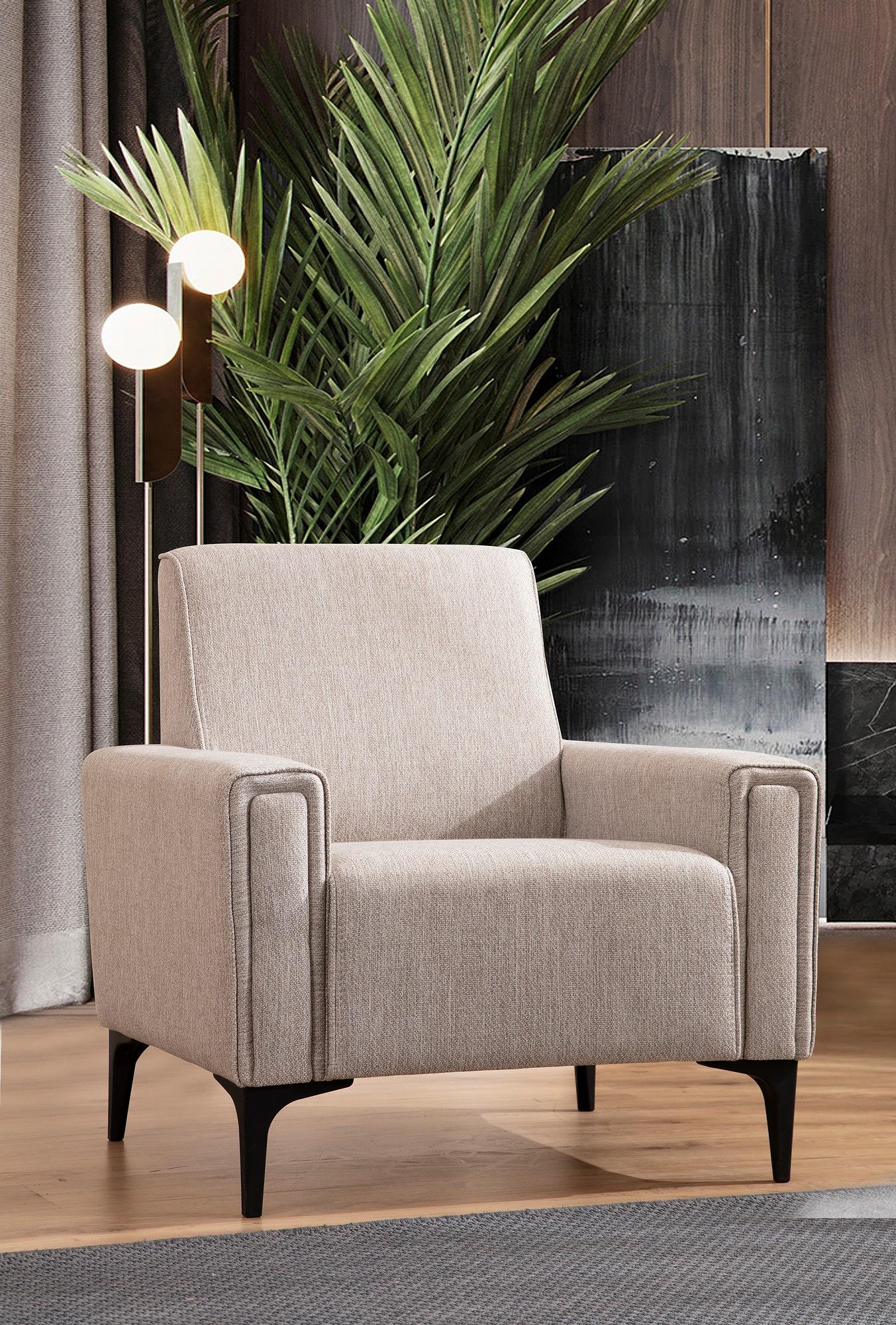 Horizon 1-Seater Sofa Light Brown 1