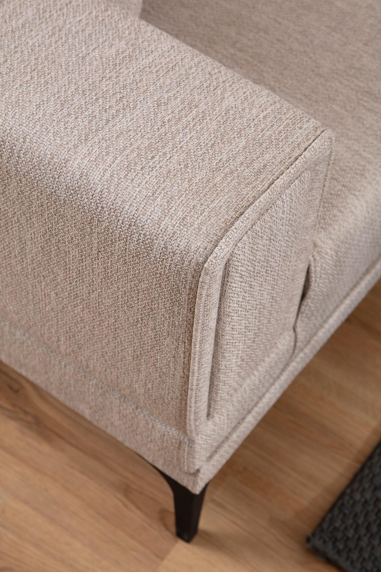 Horizon 1-Seater Sofa Light Brown 3