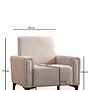 Horizon 1-Seater Sofa Light Brown 6