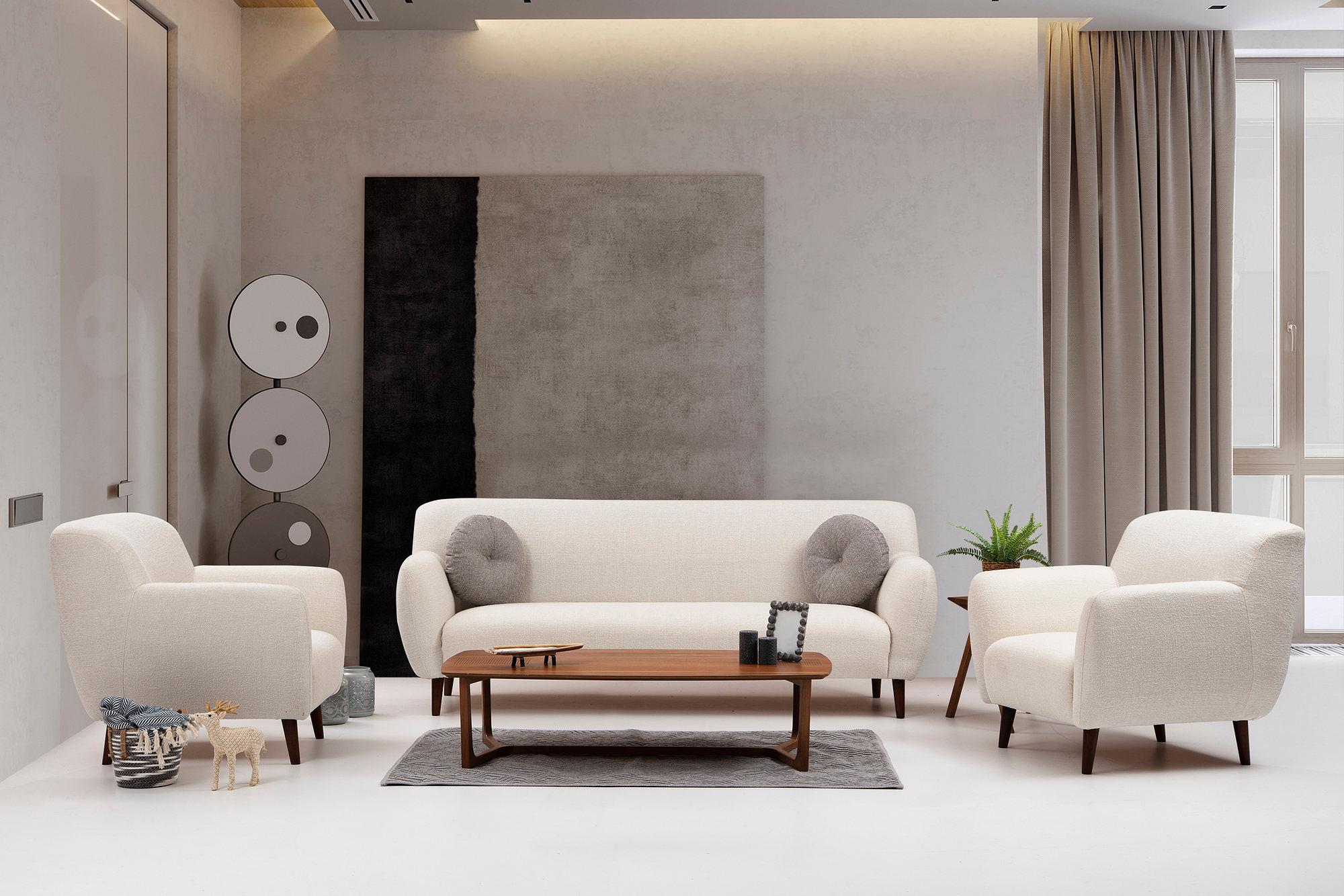 Enna Armchair Beige 1