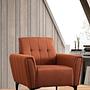 Hamlet 1-seater sofa Red 1