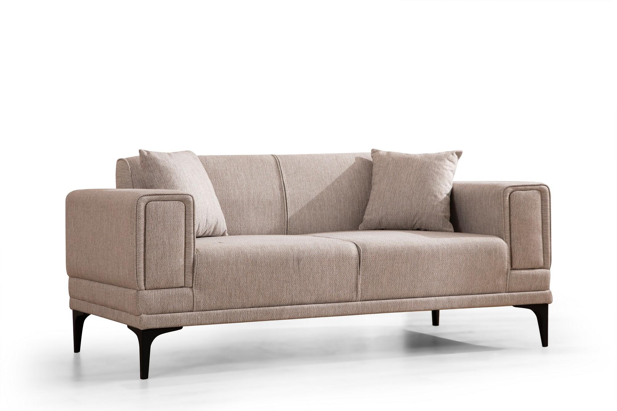 Horizon 2-seater sofa light brown 0