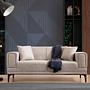 Horizon 2-seater sofa light brown 1