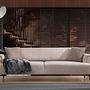 Hamlet 3-seater sofa bed Beige 1