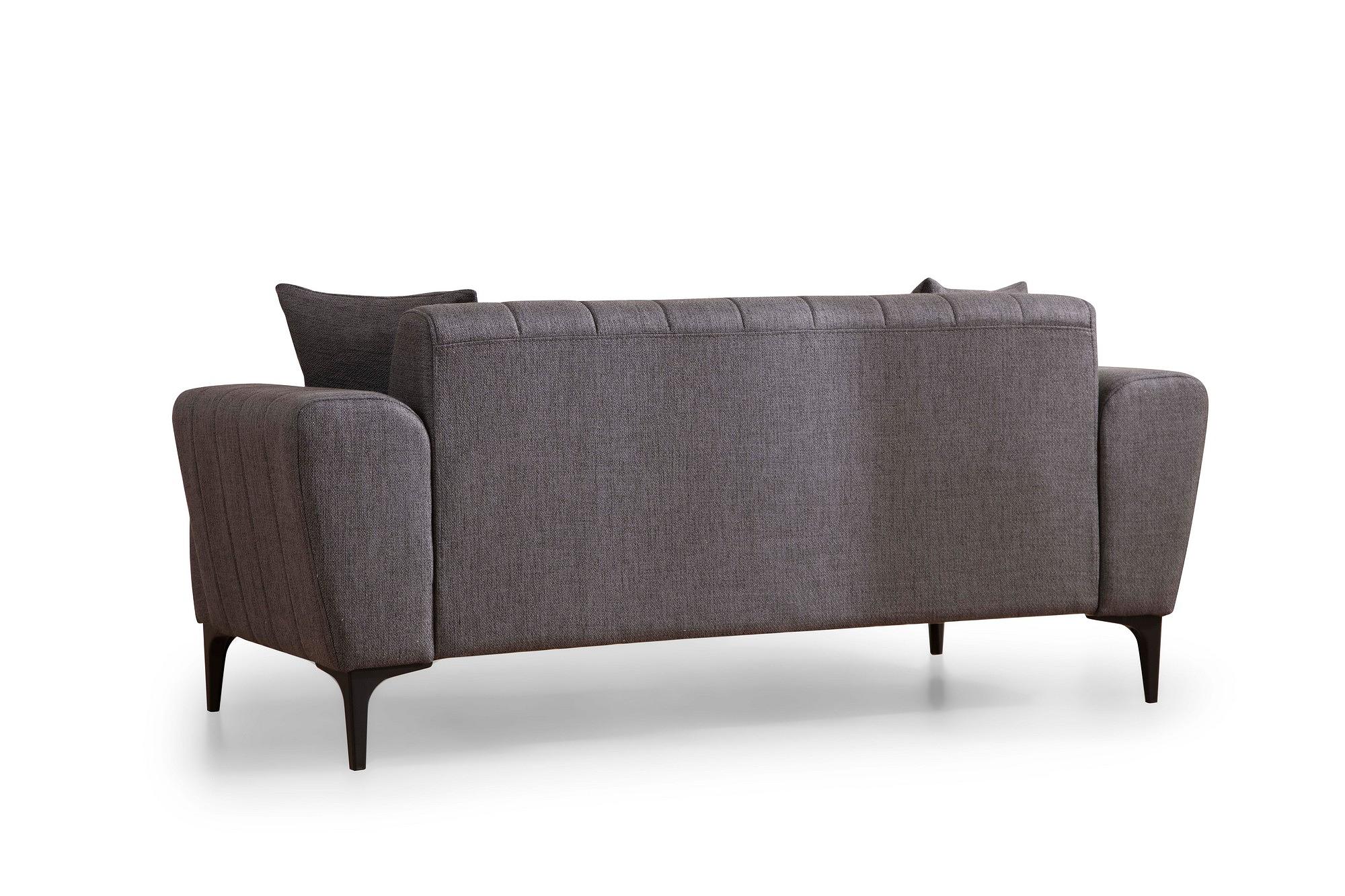 Hamlet 2-seater sofa dark grey 4