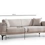 Horizon divano letto 3 posti grigio 7