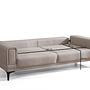 Horizon divano letto 3 posti grigio 8