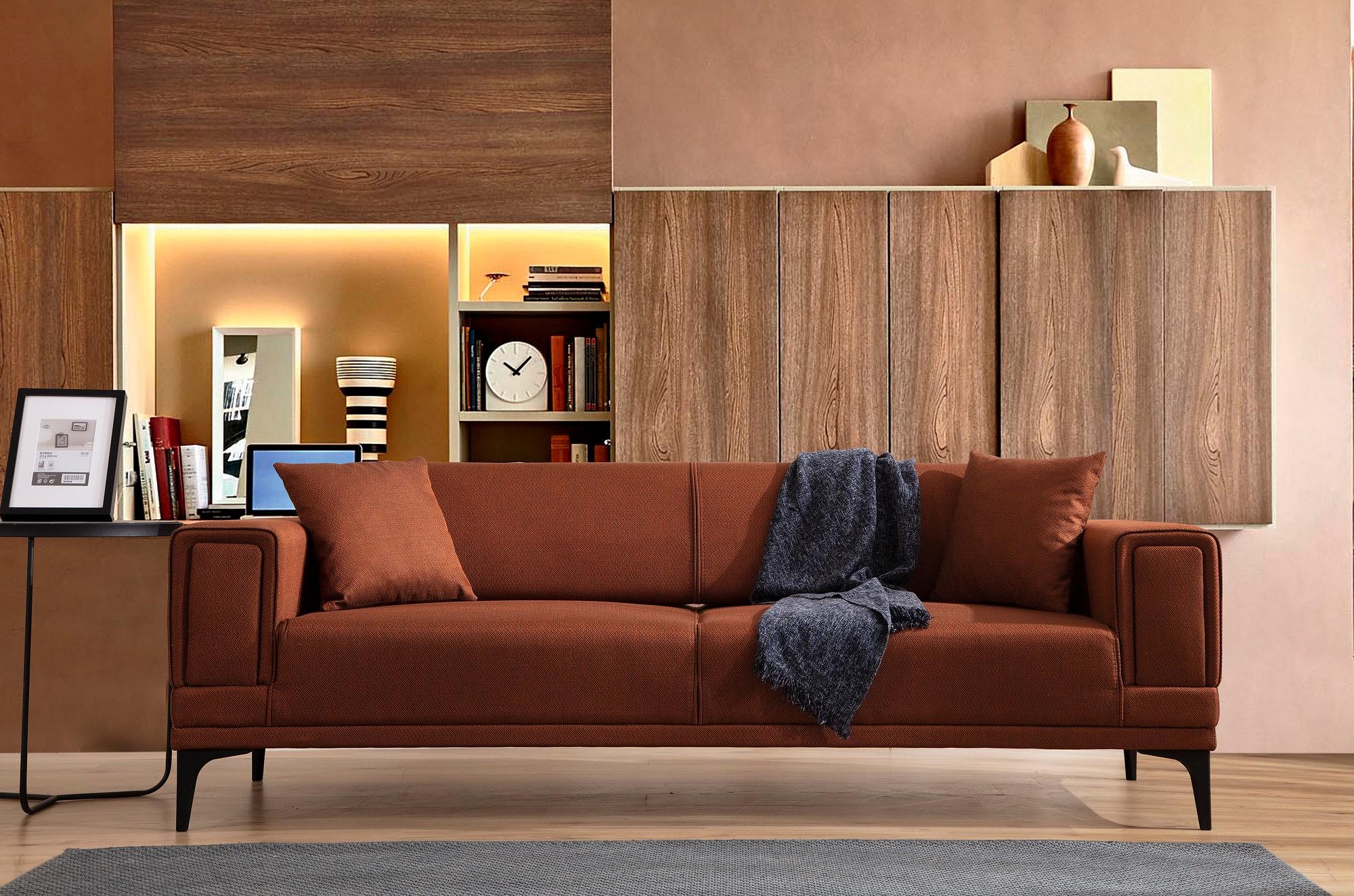 Horizon 3-seater sofa bed Red 1