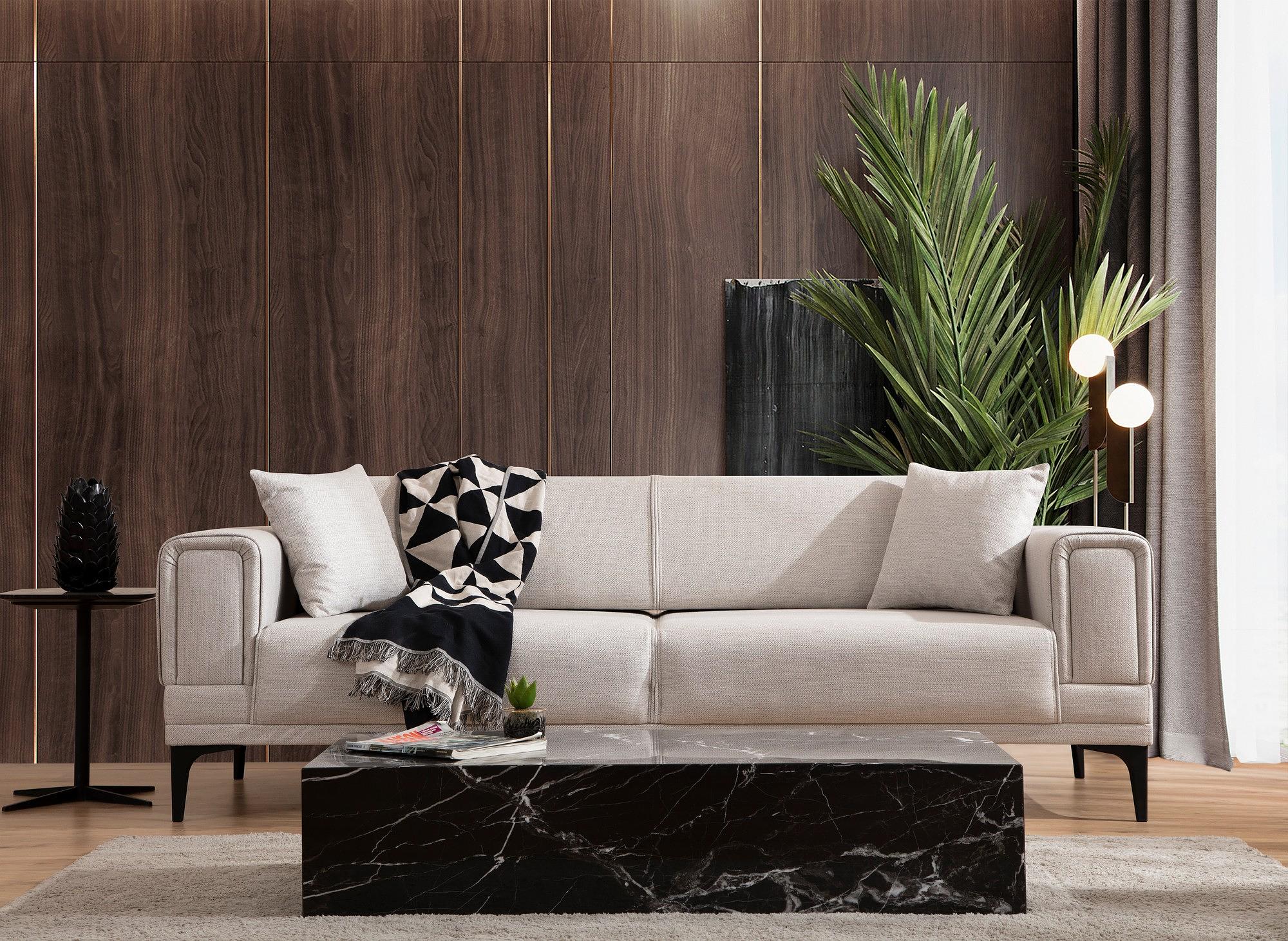 Horizon 3-seater sofa bed Grey 1